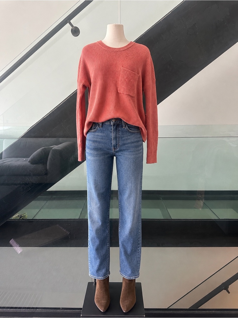Madewell Knit Sweater with Pocket